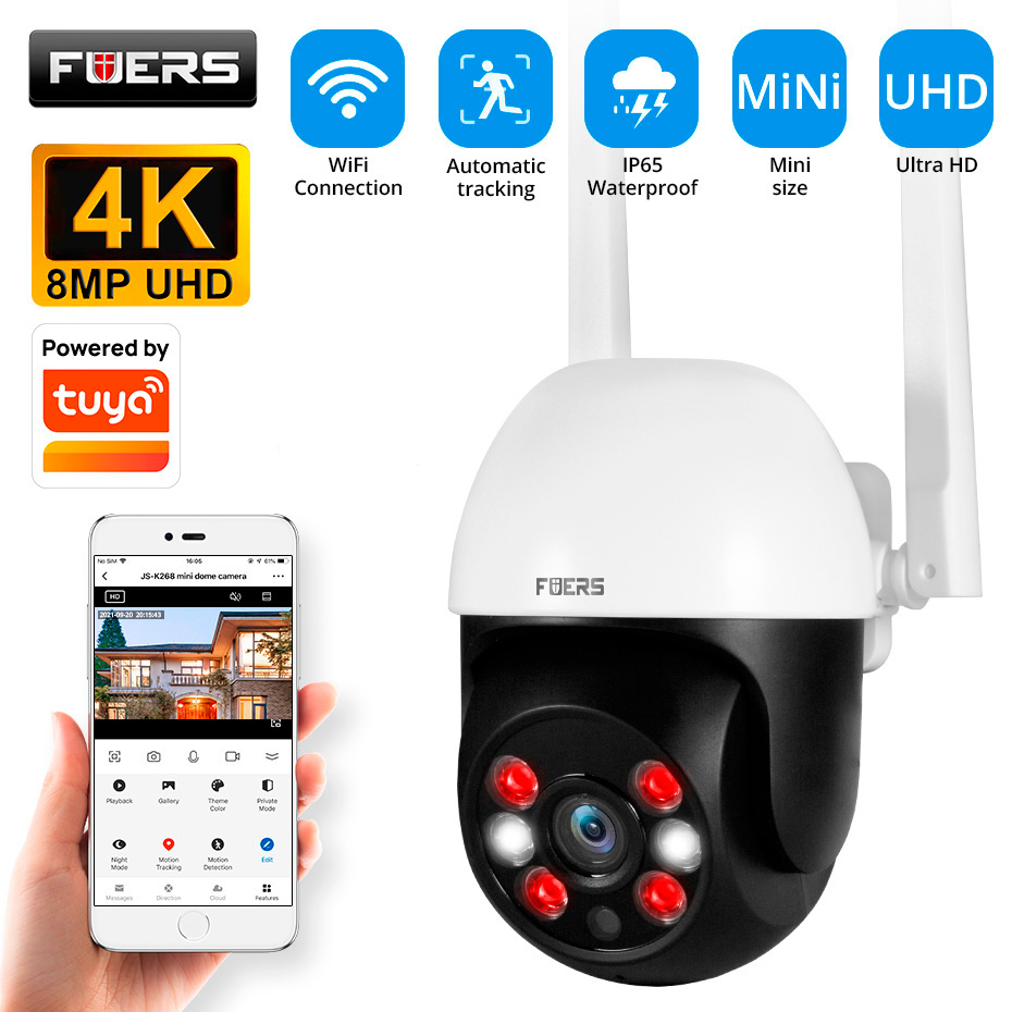 Smart Home Camera Ezviz - Уличная IP-камера Fuers 8 МП 4K