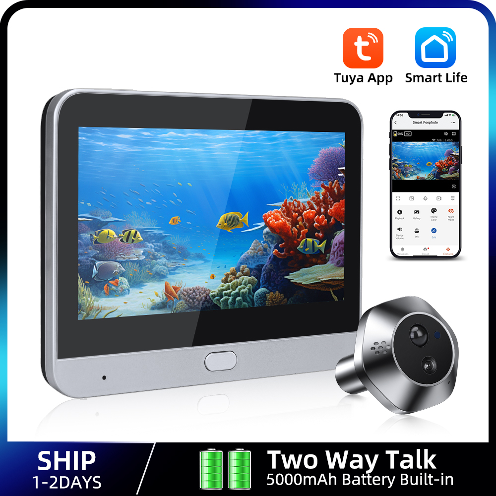 1080P Wi-Fi глазок Tuya умный  – обзор и цена Smart Home Video