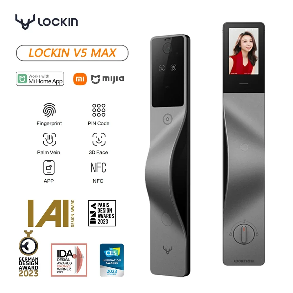 Умный замок Lockin V5 Max с 3D – обзор и цена Smart Home Door Lock